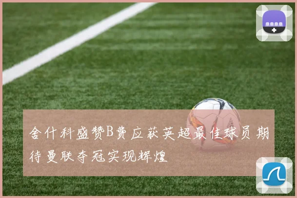 舍什科盛赞B费应获英超最佳球员期待曼联夺冠实现辉煌